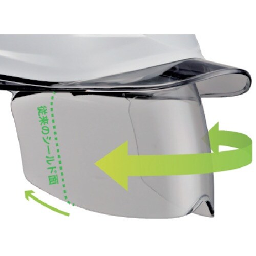 ミドリ安全 ハイスペックモデル(ワイドシールド付)