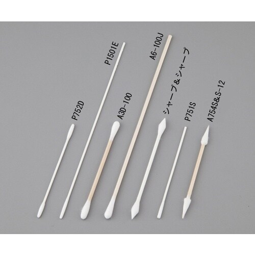 AS 工業用綿棒A6−100J 100本入