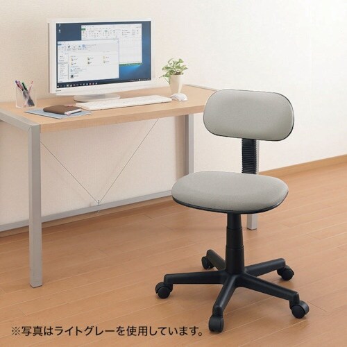 SANWA チェアブラック 座幅420mm