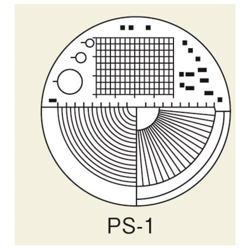 AS スケールルーペ目盛板10×用 PS−1