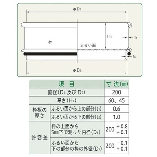 AS 標準ふるいIDφ200mm38μm