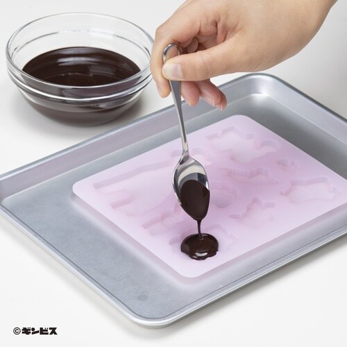 シリコーンチョコ型 食べっ子動物