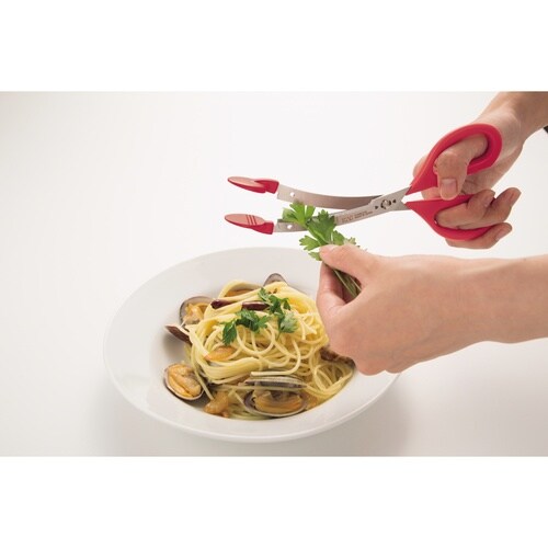 トング付きキッチンハサミ