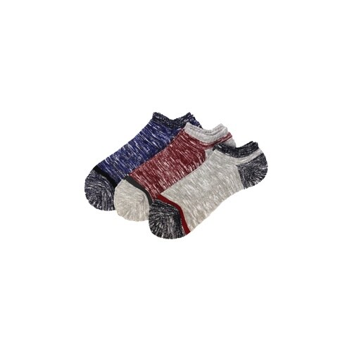 ソックス 2面スラブ杢先丸 3P