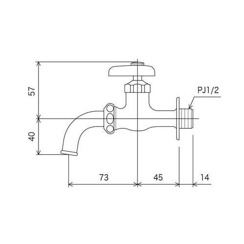 KV K11 吐水回転水栓