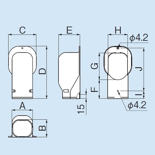 因幡 LDW−90−I ウォールコーナー