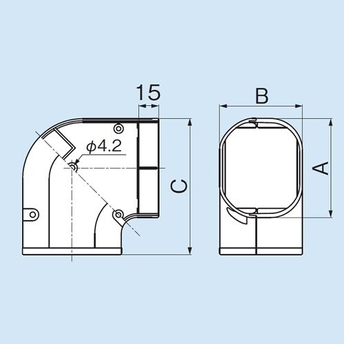 LDK−90−I コーナー平面90°