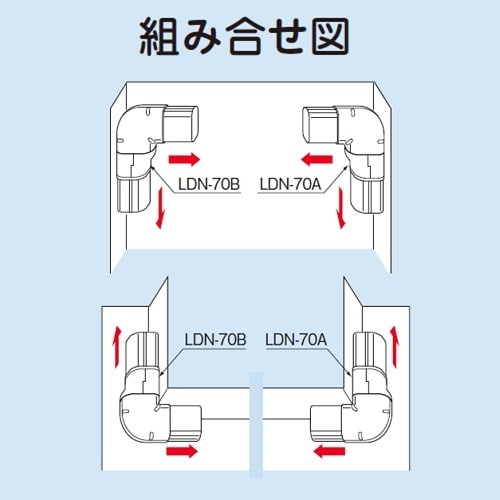 因幡 LDN−70−I ひねりエルボ