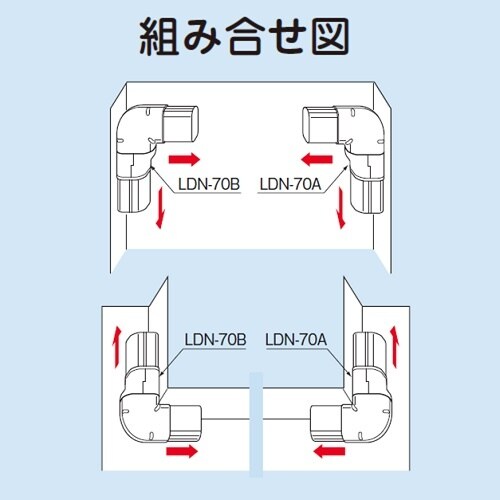 因幡 LDN−70−B ひねりエルボ