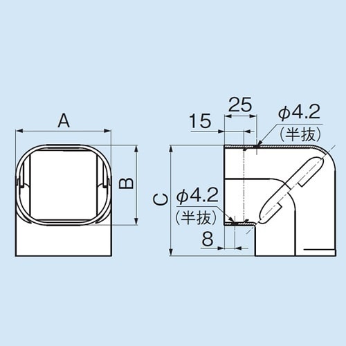 LDC−70−I コーナー立面90°