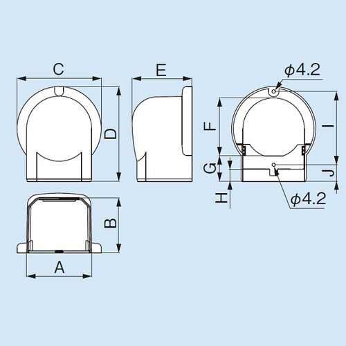 因幡 MW−75−W MDウォールコーナー