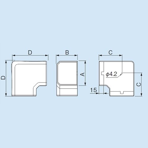 MK−75−W MD平面コーナー90°