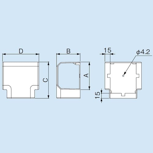 因幡 MT−75−W T型ジョイント