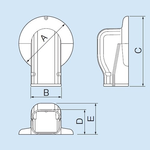 SWM−100−I ウォールコーナーAC用