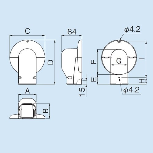 LDWM−70L−I ウォールコーナーAC用