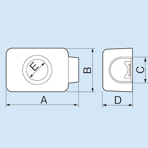 JEC−20N 給水栓用エルボカバー