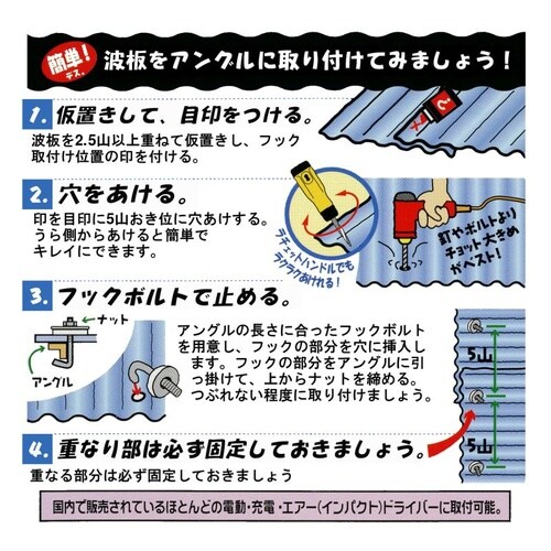 BT BWD−695 ベスト 波板ドリル