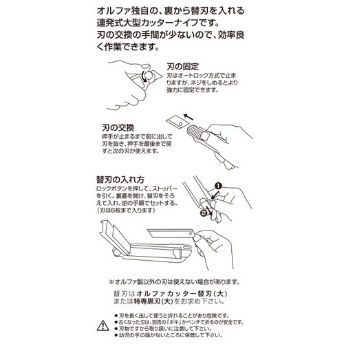 オルファ 168B MZ‐AL型