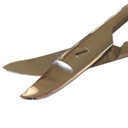 精密金切ハサミ 厚物用曲