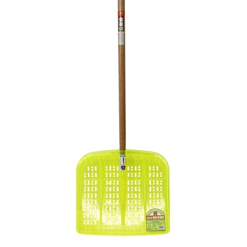 ポリカ雪かき 握付柄共イエロー