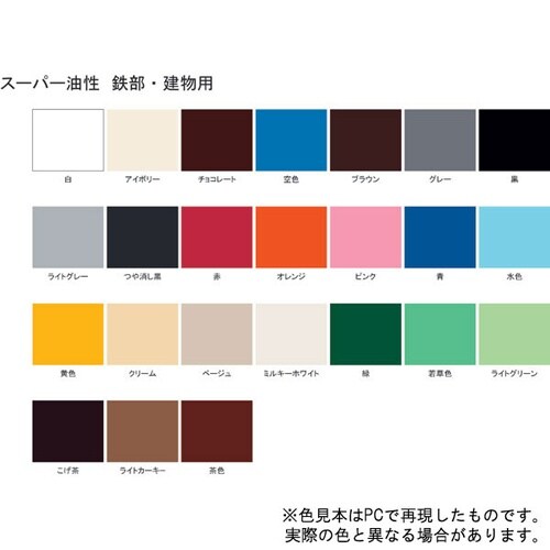スーパー油性鉄部建物