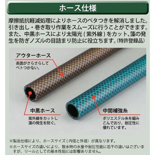 ブロンズリール20m ブラウン