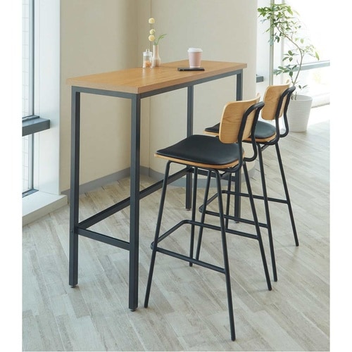 ハイカウンターテーブル ナチュラルウッド