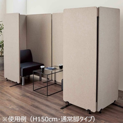 吸音パーテ3連ベージュW80×H150増設用パネル