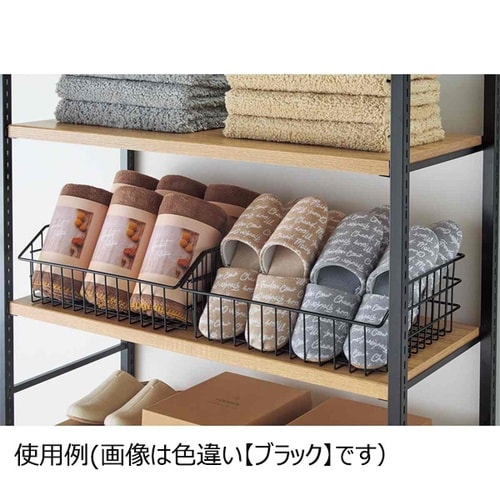 ネットカゴ ワイドタイプ 幅43cm 白