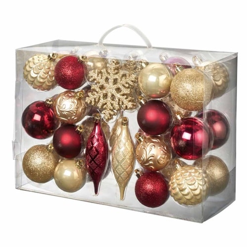 オーナメントセット レッド&ゴールド