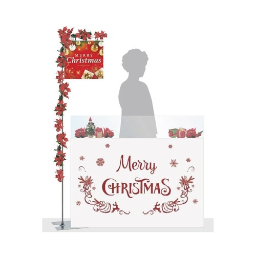 ポインセチアガーランド レッド