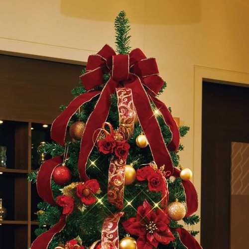 ツリーセット クリスマスレッド H150cm