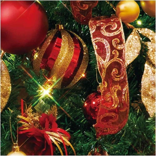 ツリーセット クリスマスレッド H210cm