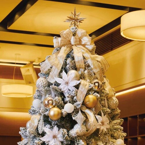 ツリーセット ホワイトゴールド H150×W100