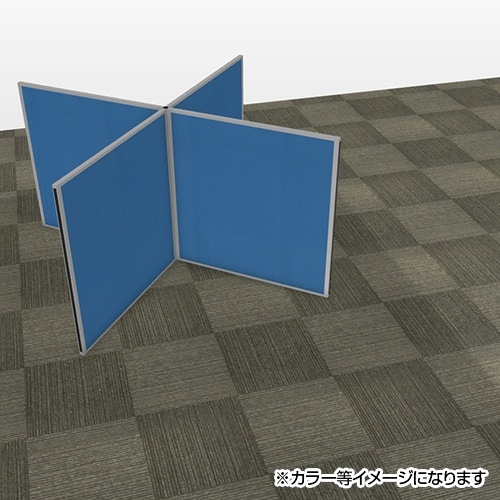 シェルトパーティション 十字セットH1200 BL