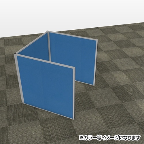 シェルトパーティション コ字セットH1200 BL