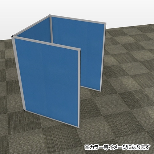シェルトパーティション コ字セットH1600 BL
