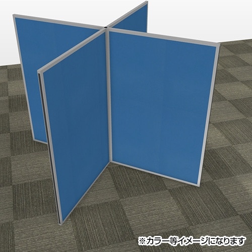 シェルトパーティション 十字セットH1800 BL