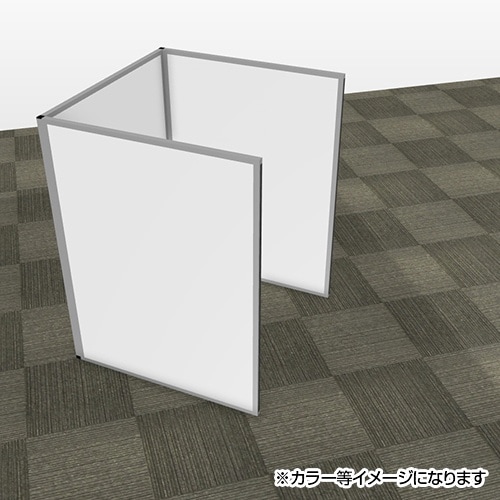 シェルトパーティション コ字セットH1600 WH