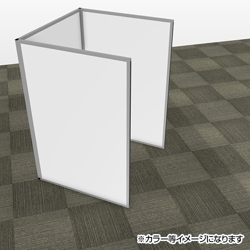 シェルトパーティション コ字セットH1800 WH