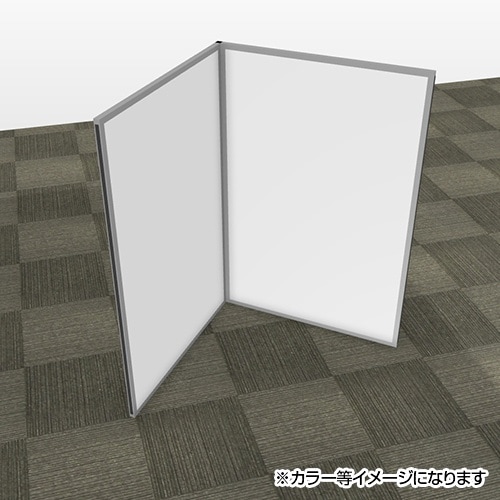 シェルトパーティション L字セットH1800 WH