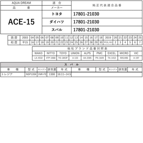 PLATINUM エアフィルター