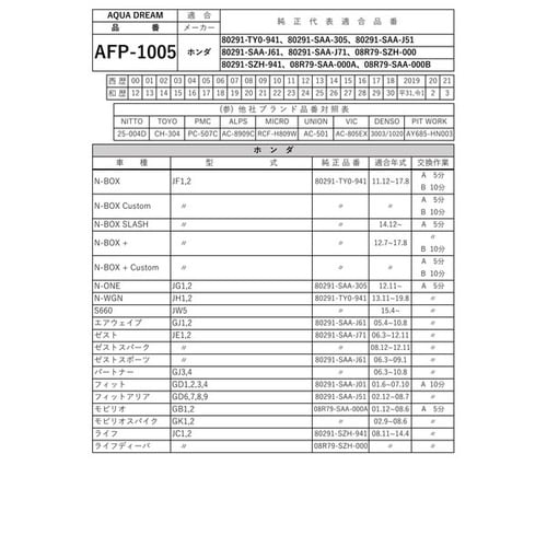 PLATINUM カーエアコンフィルター