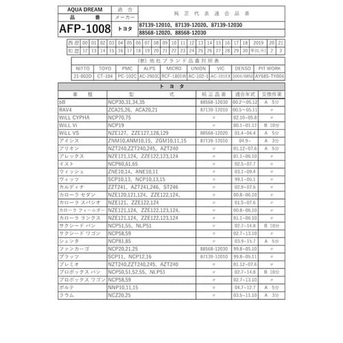 PLATINUM カーエアコンフィルター