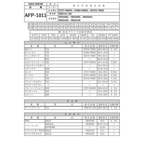 PLATINUM カーエアコンフィルター