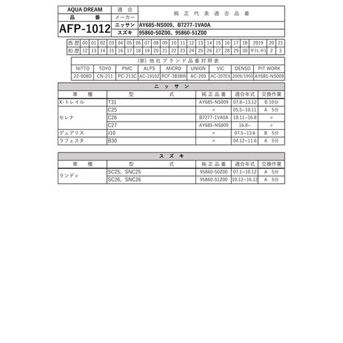 PLATINUM カーエアコンフィルター