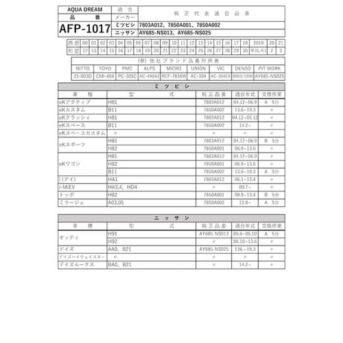 PLATINUM カーエアコンフィルター