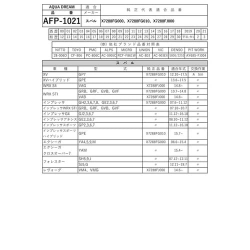 PLATINUM カーエアコンフィルター