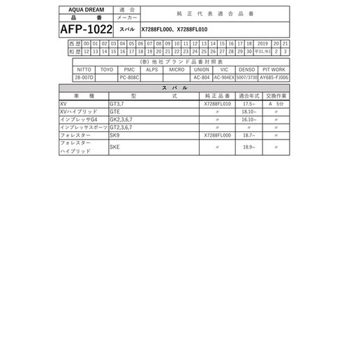 PLATINUM カーエアコンフィルター