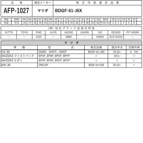 PLATINUM カーエアコンフィルター